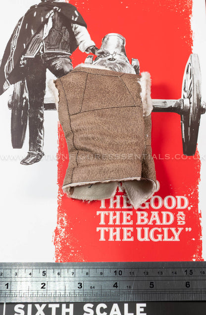 The Good The Bad and The Ugly - The Man With No Name (Blondie) - Vest w Fur Lining - Clint Eastwood Legacy Collection - Sideshow - 1:6 Scale Loose Parts