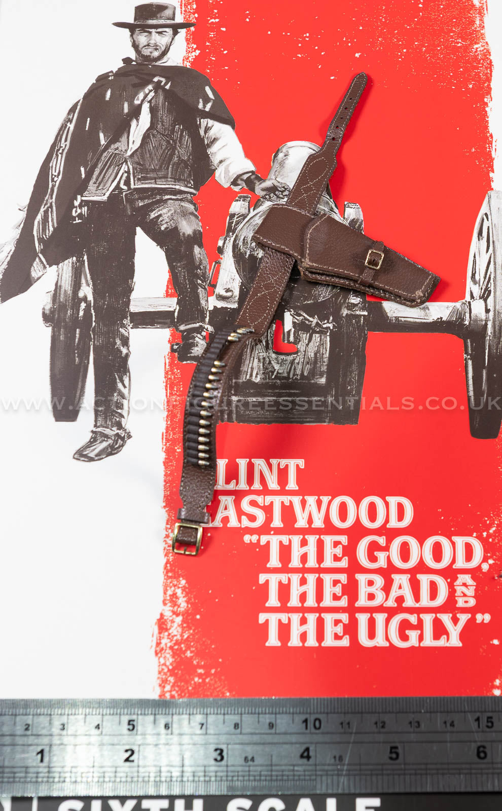 The Good The Bad and The Ugly - The Man With No Name (Blondie) - Belt Holster Set - Clint Eastwood Legacy Collection - Sideshow - 1:6 Scale Loose Parts