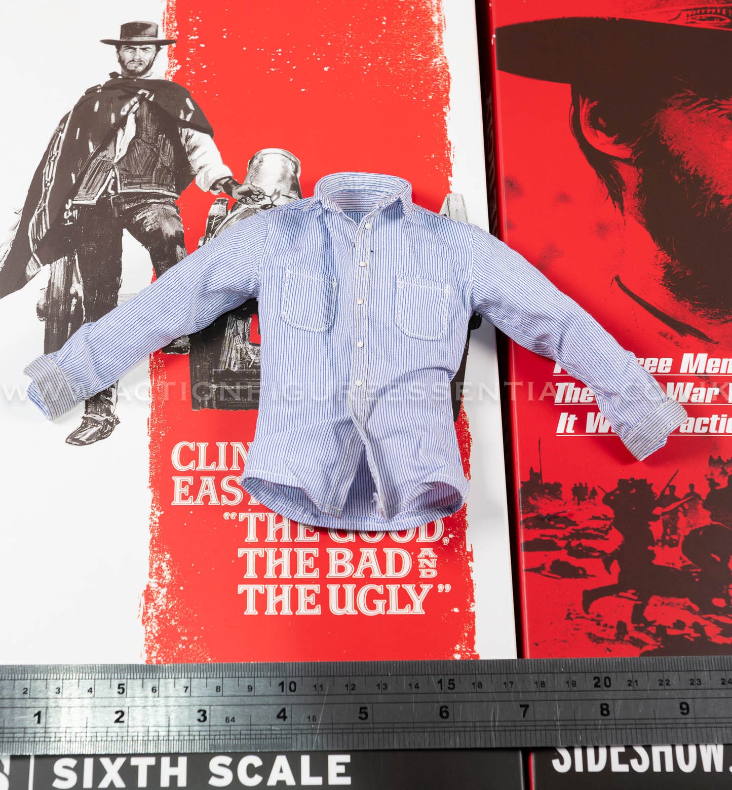 The Good The Bad and The Ugly - The Man With No Name (Blondie) - Shirt - Clint Eastwood Legacy Collection - Sideshow - 1:6 Scale Loose Parts