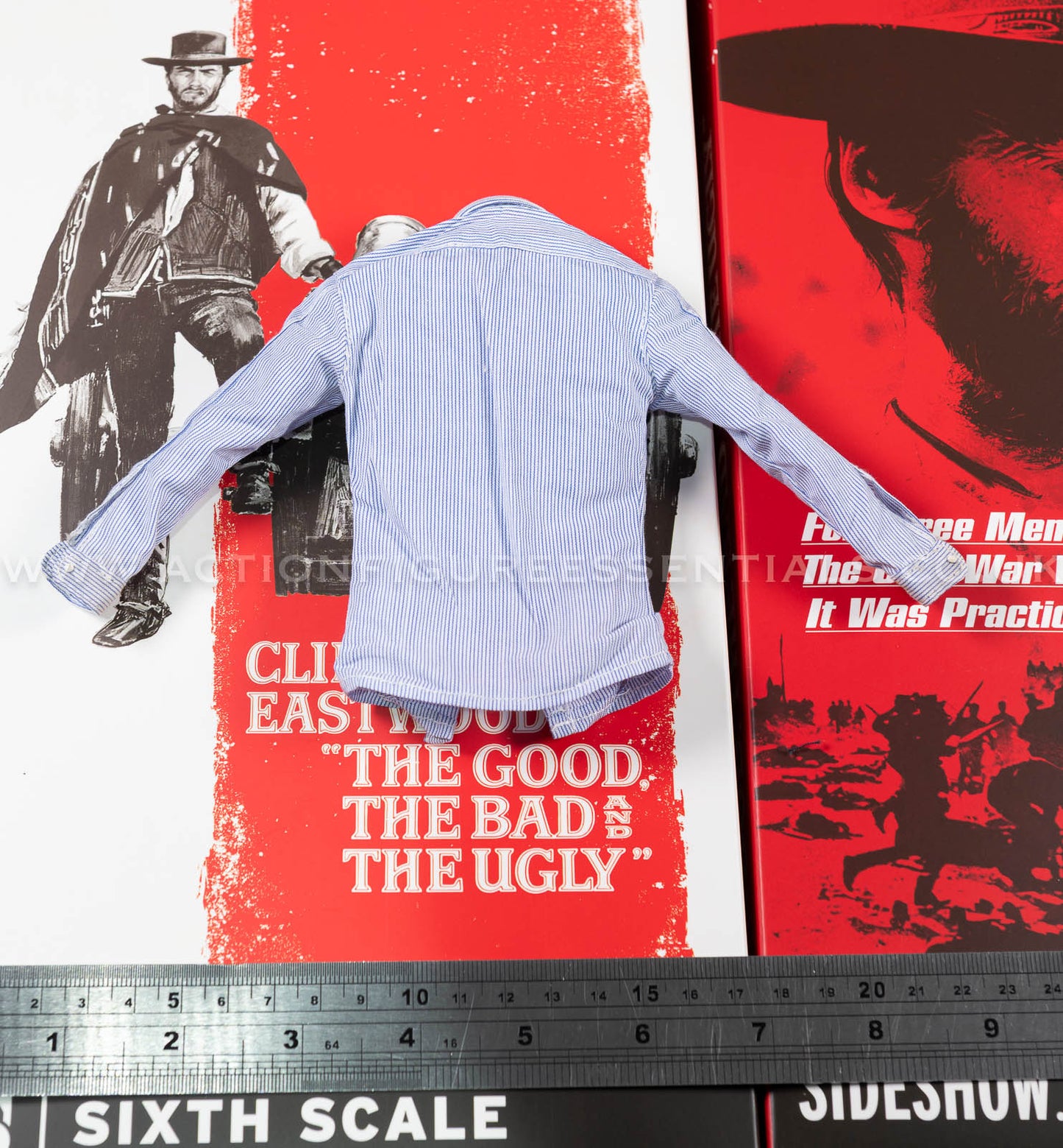 The Good The Bad and The Ugly - The Man With No Name (Blondie) - Shirt - Clint Eastwood Legacy Collection - Sideshow - 1:6 Scale Loose Parts