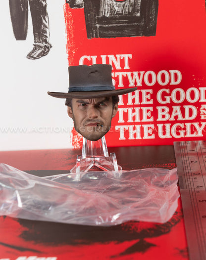 The Good The Bad and The Ugly - The Man With No Name (Blondie) - Head Sculpt - Clint Eastwood Legacy Collection - Sideshow - 1:6 Scale Loose Parts