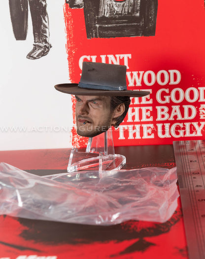 The Good The Bad and The Ugly - The Man With No Name (Blondie) - Head Sculpt - Clint Eastwood Legacy Collection - Sideshow - 1:6 Scale Loose Parts
