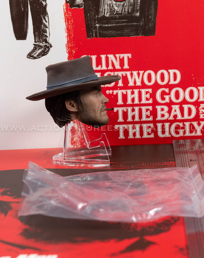 The Good The Bad and The Ugly - The Man With No Name (Blondie) - Head Sculpt - Clint Eastwood Legacy Collection - Sideshow - 1:6 Scale Loose Parts