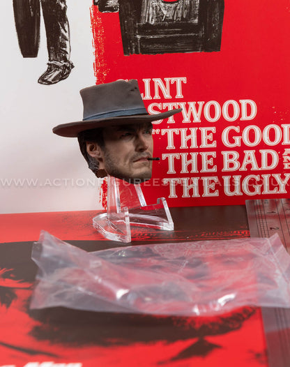 The Good The Bad and The Ugly - The Man With No Name (Blondie) - Head Sculpt - Clint Eastwood Legacy Collection - Sideshow - 1:6 Scale Loose Parts