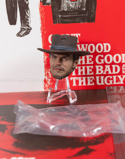 The Good The Bad and The Ugly - The Man With No Name (Blondie) - Head Sculpt - Clint Eastwood Legacy Collection - Sideshow - 1:6 Scale Loose Parts