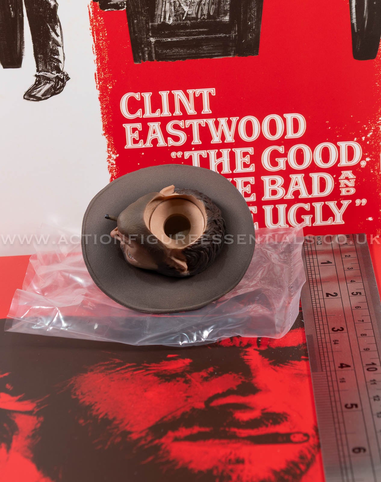 The Good The Bad and The Ugly - The Man With No Name (Blondie) - Head Sculpt - Clint Eastwood Legacy Collection - Sideshow - 1:6 Scale Loose Parts