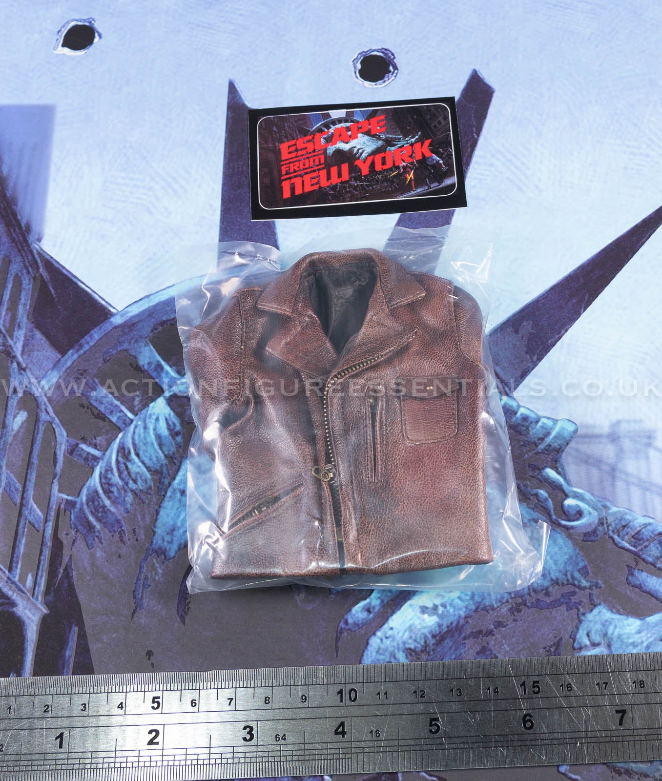 Snake Plissken - Real Leather Jacket - Escape From New York - Crown Series Real Hair Edition - 1:6 Scale Figure - Asmus Collectibles