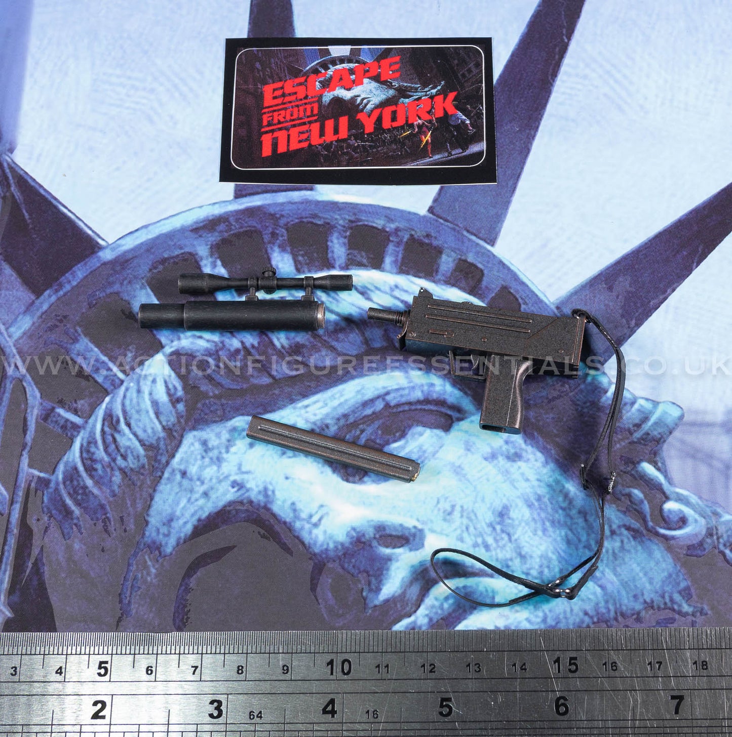 Snake Plissken - SMG w Silencer & Scope - Escape From New York - Crown Series Real Hair Edition - 1:6 Scale Figure - Asmus Collectibles