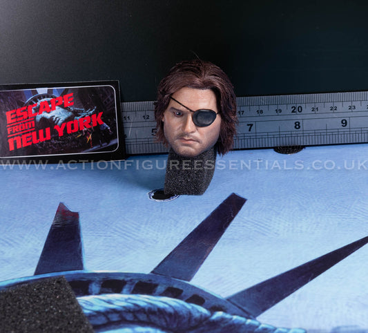 Snake Plissken - Head Sculpt - Escape From New York - Crown Series Real Hair Edition - 1:6 Scale Figure - Asmus Collectibles