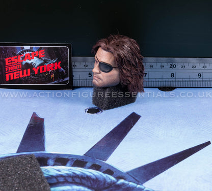 Snake Plissken - Head Sculpt - Escape From New York - Crown Series Real Hair Edition - 1:6 Scale Figure - Asmus Collectibles