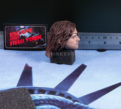Snake Plissken - Head Sculpt - Escape From New York - Crown Series Real Hair Edition - 1:6 Scale Figure - Asmus Collectibles