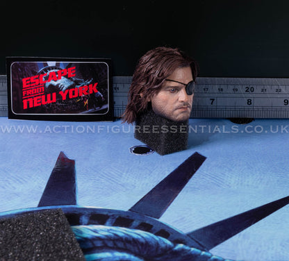 Snake Plissken - Head Sculpt - Escape From New York - Crown Series Real Hair Edition - 1:6 Scale Figure - Asmus Collectibles