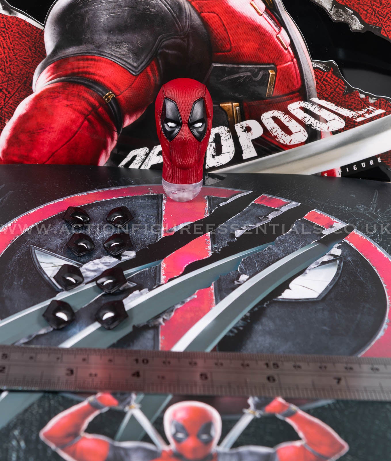 Hot Toys - Deadpool Head Sculpt Set - MMS746 - 1:6 Scale Loose Parts