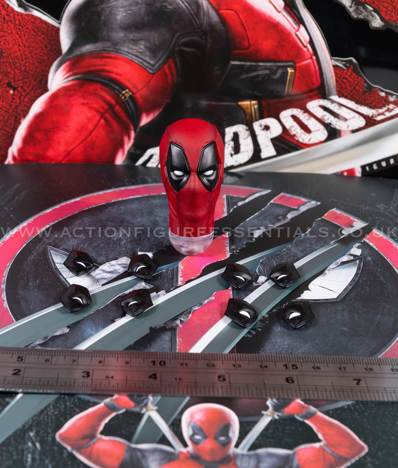 Hot Toys - Deadpool Head Sculpt Set - MMS746 - 1:6 Scale Loose Parts