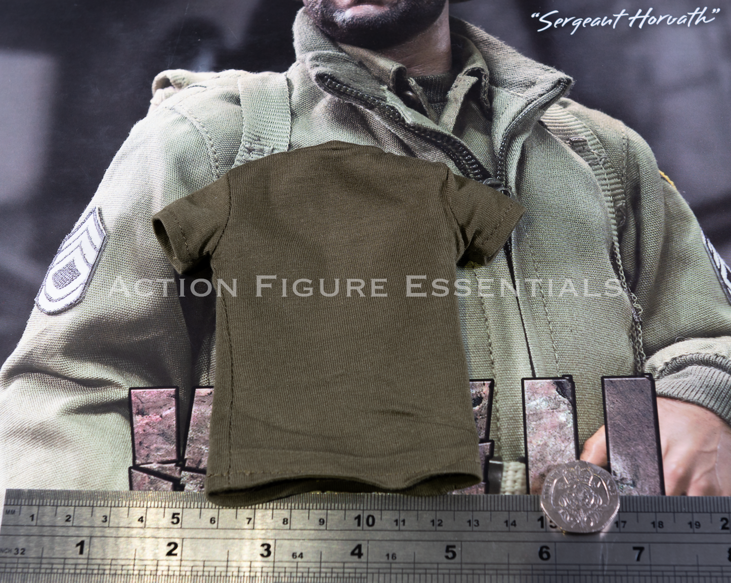 DID 1/6 Scale Sergeant Horvath Army T-Shirt Dragon In Dreams WW2 A80150 Military