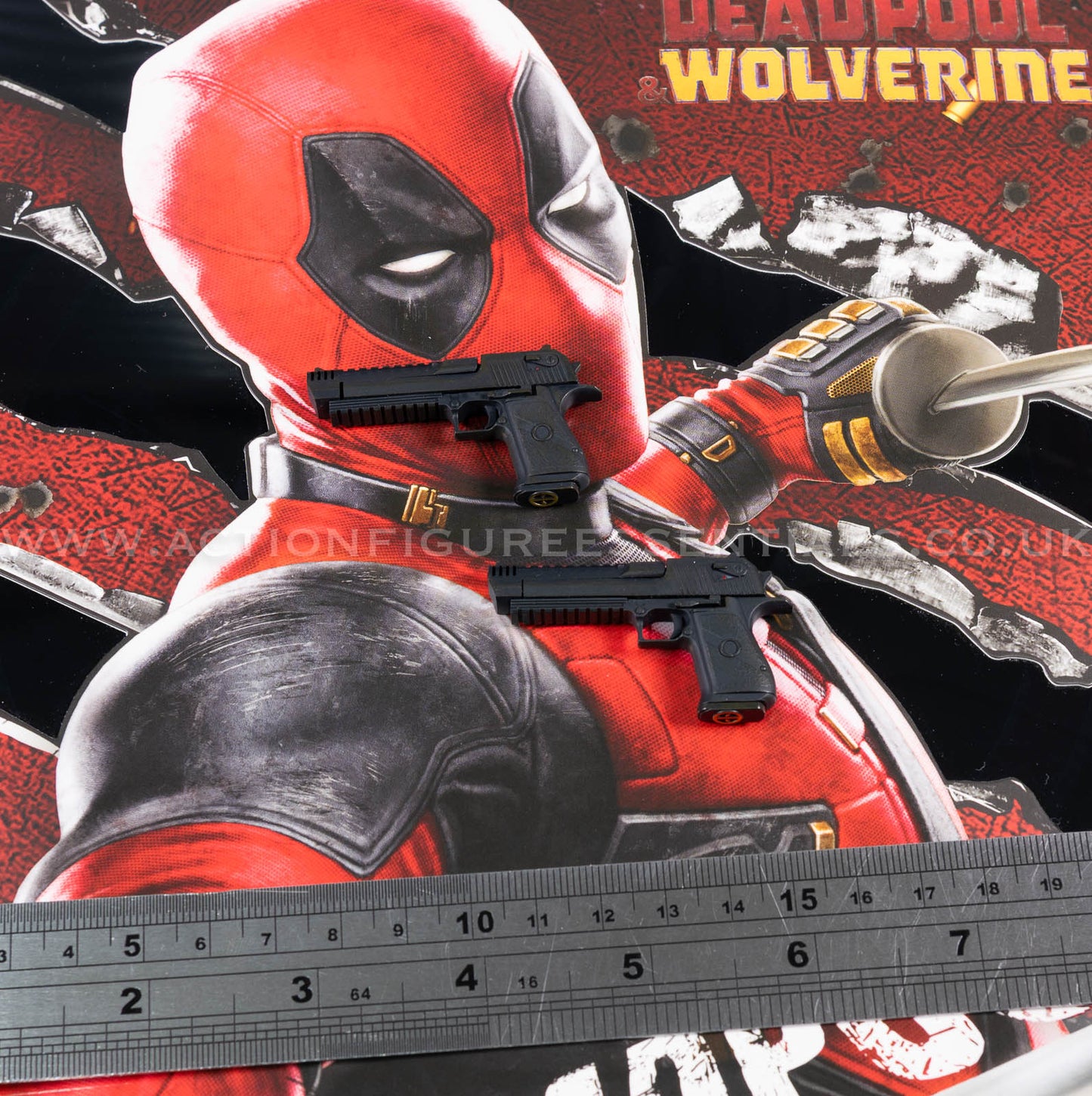 Hot Toys - Deadpool Dual Pistols - MMS746 - 1:6 Scale Loose Parts