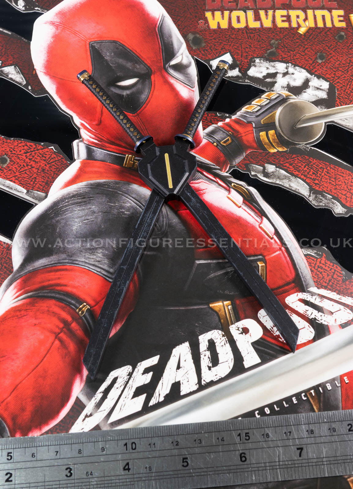 Hot Toys - Deadpool Katana Scabbard Sword Set - MMS746 - 1:6 Scale Loose Parts