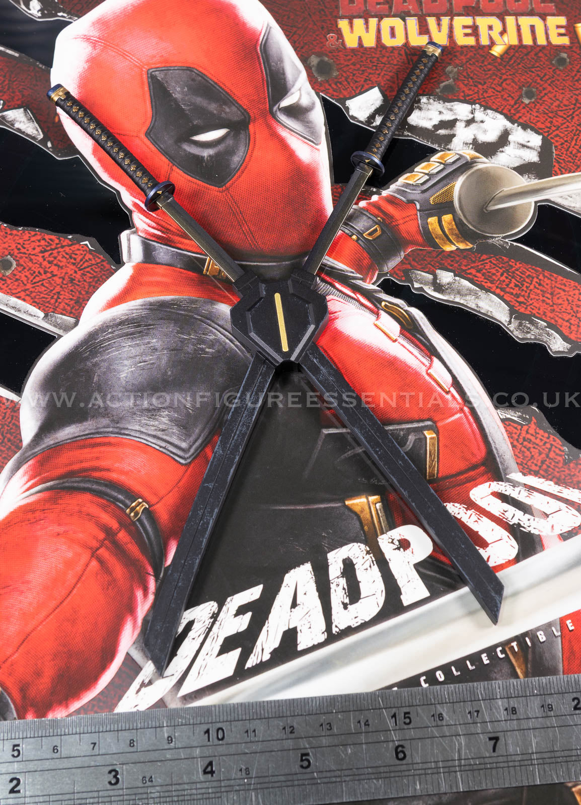 Hot Toys - Deadpool Katana Scabbard Sword Set - MMS746 - 1:6 Scale Loose Parts