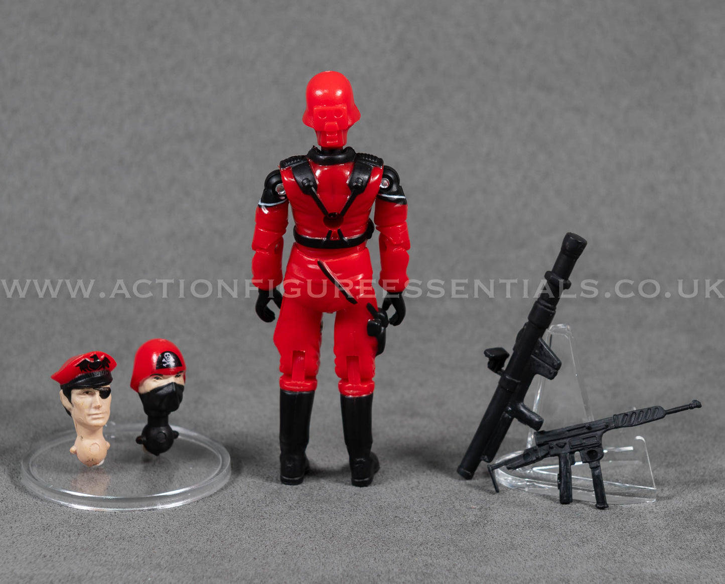 Action Force GI Joe Red Shadow Custom Retro Vintage Figures Classic O-Ring Design