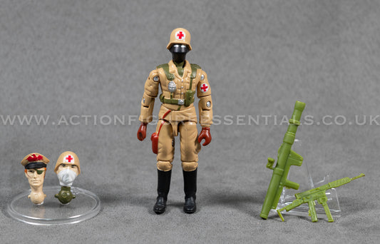 Action Force GI Joe Red Shadow Medic Custom Retro Vintage Figures Classic O-Ring Design