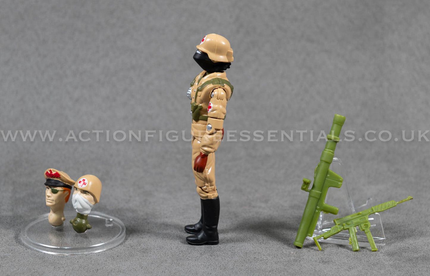 Action Force GI Joe Red Shadow Medic Custom Retro Vintage Figures Classic O-Ring Design
