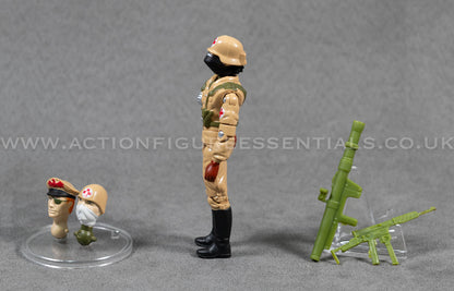 Action Force GI Joe Red Shadow Medic Custom Retro Vintage Figures Classic O-Ring Design