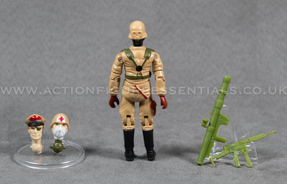 Action Force GI Joe Red Shadow Medic Custom Retro Vintage Figures Classic O-Ring Design