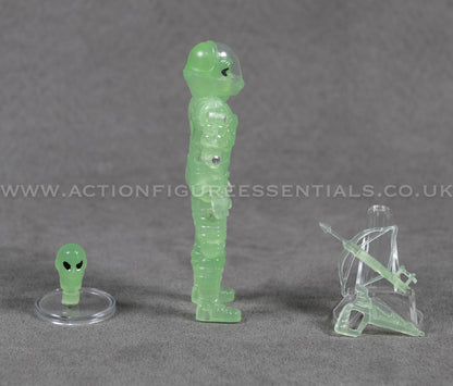 Custom Alien Action Figure Action Force / G.I. Joe–Style | Glow-in-the-Dark | Classic O-Ring Design