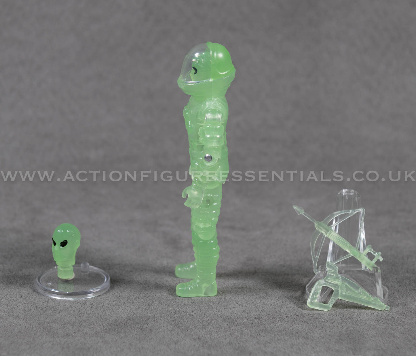 Custom Alien Action Figure Action Force / G.I. Joe–Style | Glow-in-the-Dark | Classic O-Ring Design