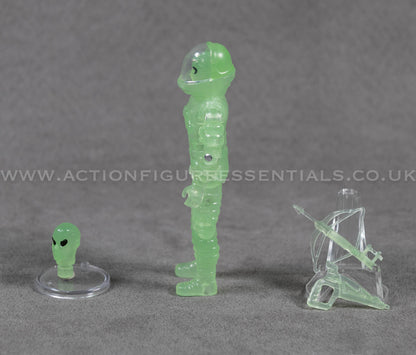 Custom Alien Action Figure Action Force / G.I. Joe–Style | Glow-in-the-Dark | Classic O-Ring Design