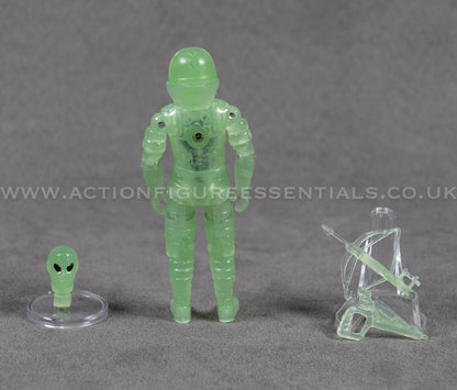 Custom Alien Action Figure Action Force / G.I. Joe–Style | Glow-in-the-Dark | Classic O-Ring Design