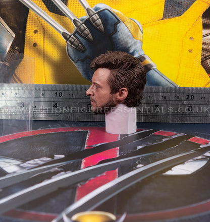 Hot Toys - Wolverine Deluxe Logan Head Sculpt - Deadpool v Wolverine - MMS754 - 1:6 Scale Parts Marvel