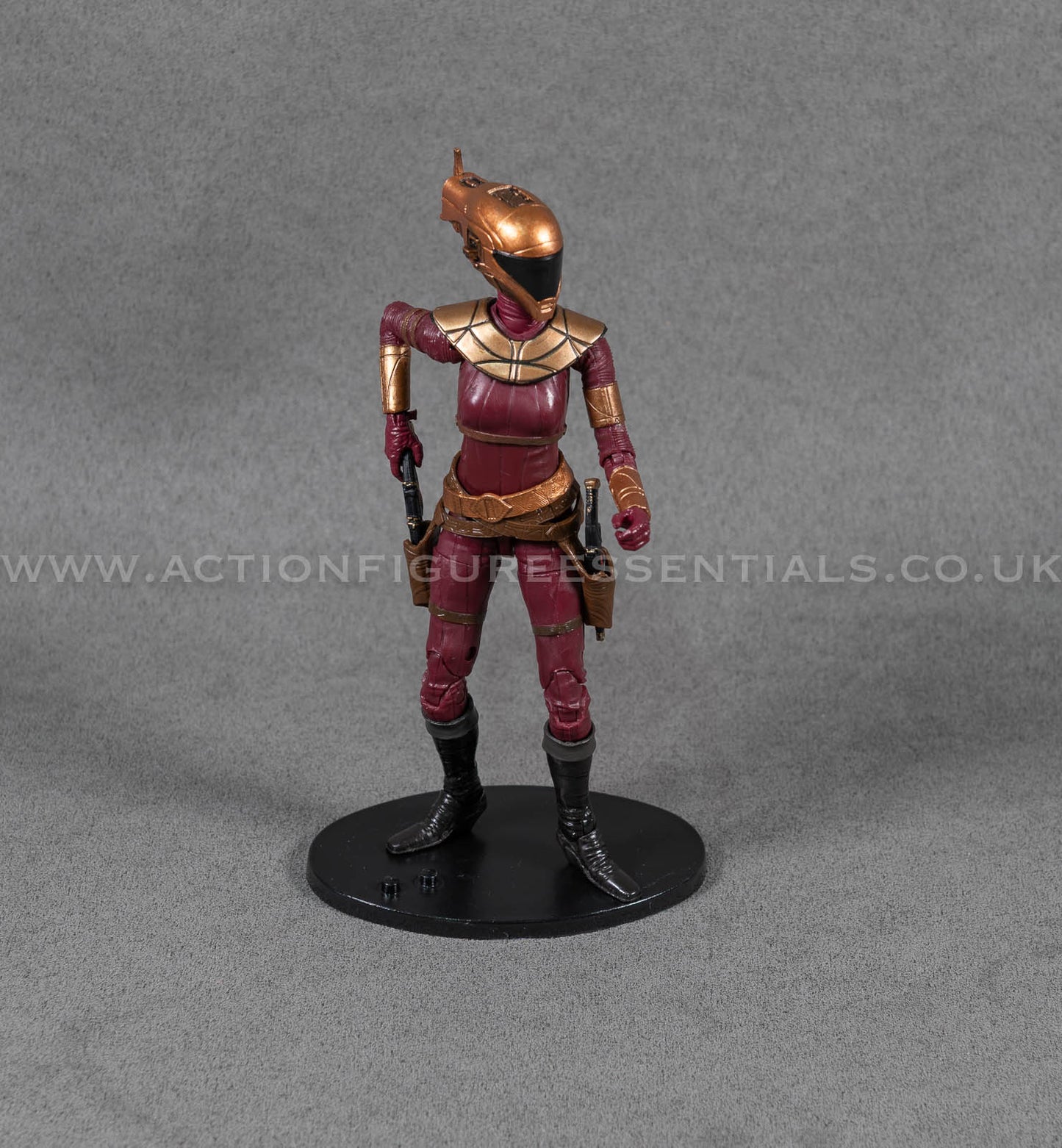 Star Wars Black Series 6" Figure Display Stand – Multi Peg Base (Empire Black or Hoth Frosted Clear)