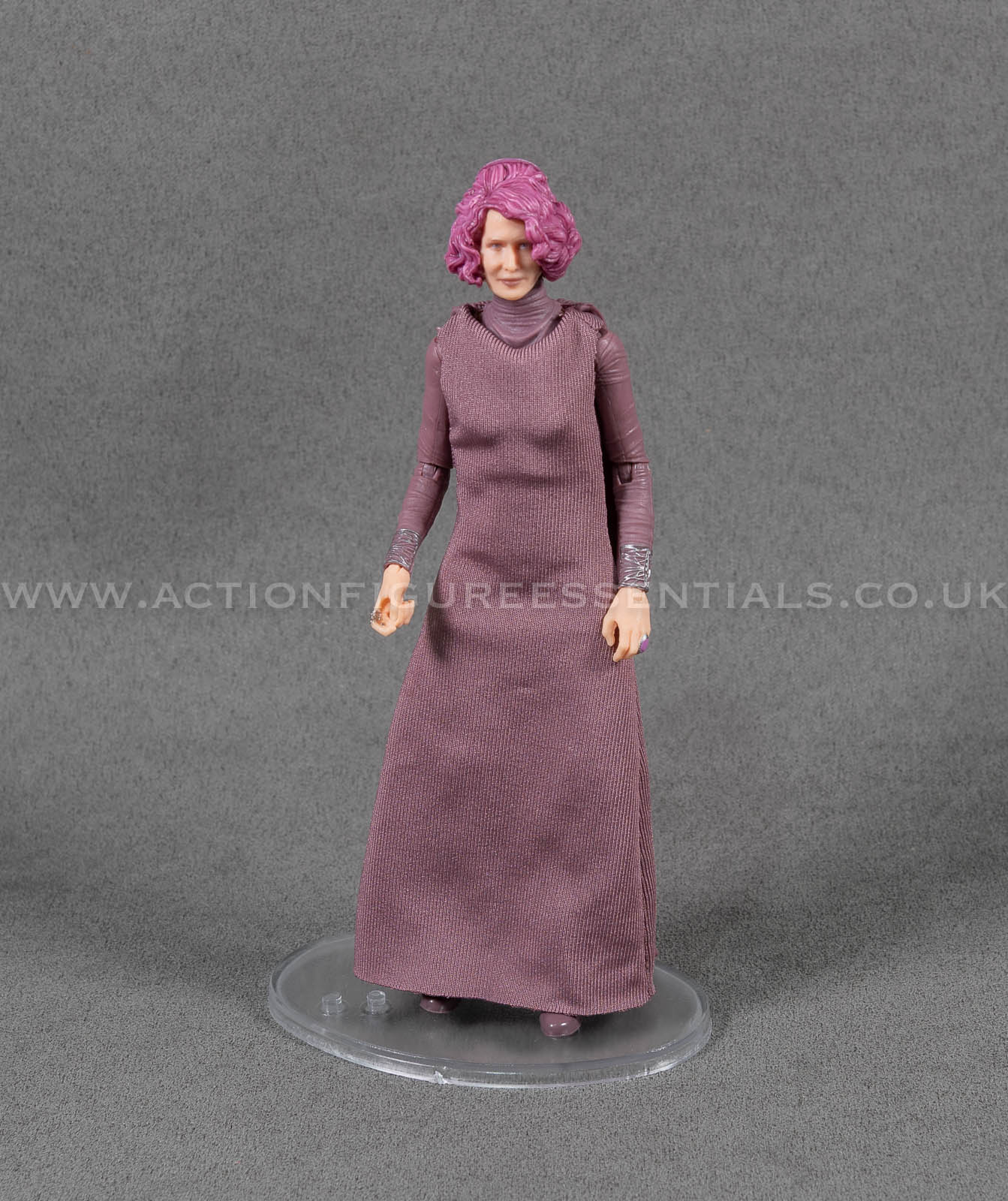 Star Wars Black Series 6" Figure Display Stand – Multi Peg Base (Empire Black or Hoth Frosted Clear)