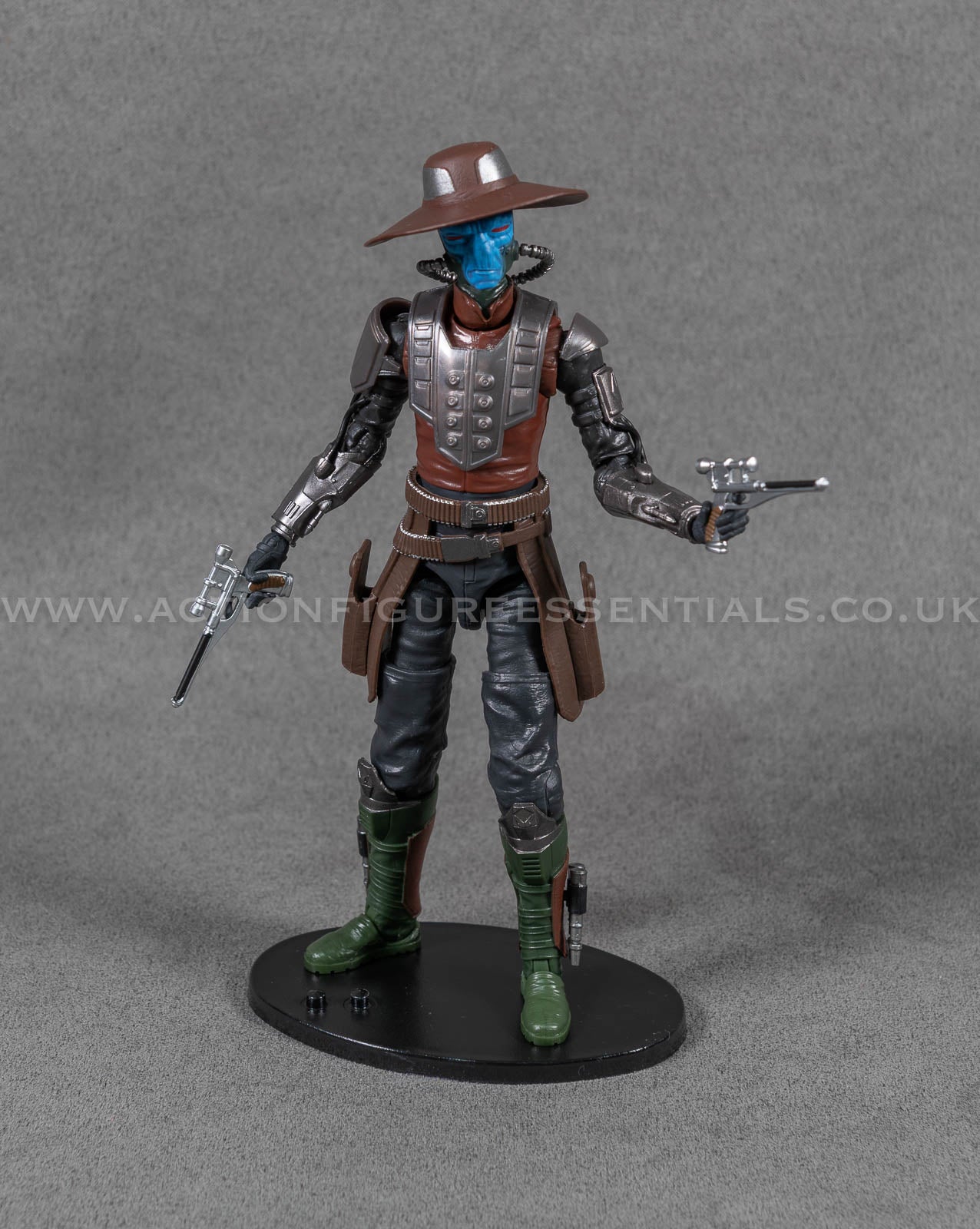 Star Wars Black Series 6" Figure Display Stand – Multi Peg Base (Empire Black or Hoth Frosted Clear)