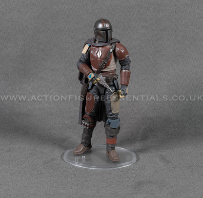 Star Wars Black Series 6" Figure Display Stand – Multi Peg Base (Empire Black or Hoth Frosted Clear)