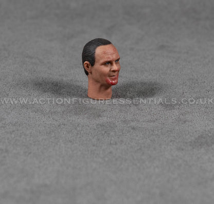 1/12 Scale Custom Male Head Sculpt – Blood Effect Variant for 6 Inch Figures