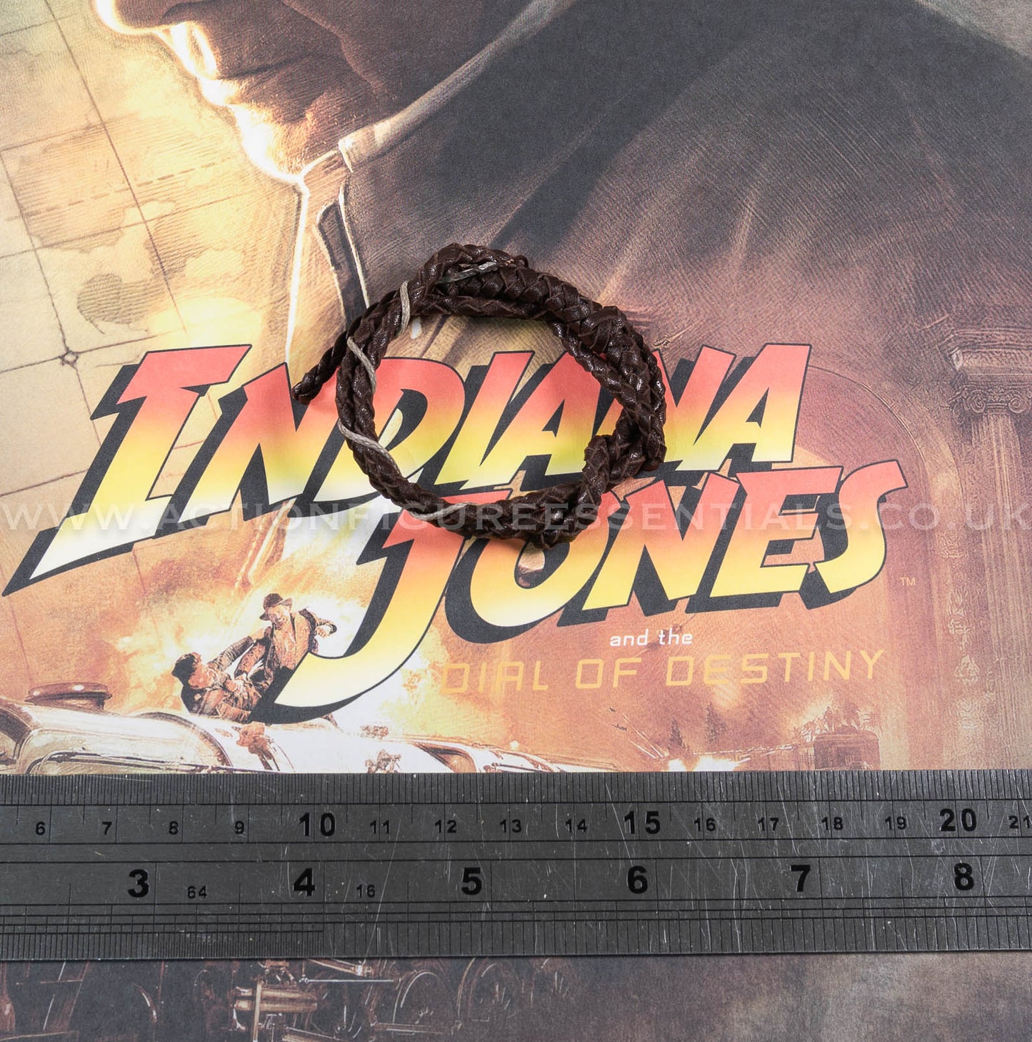 Hot Toys - Indiana Jones - Genuine Leather Whip - Dial of Destiny - MMS717 - 1:6 Scale Parts Deluxe Version