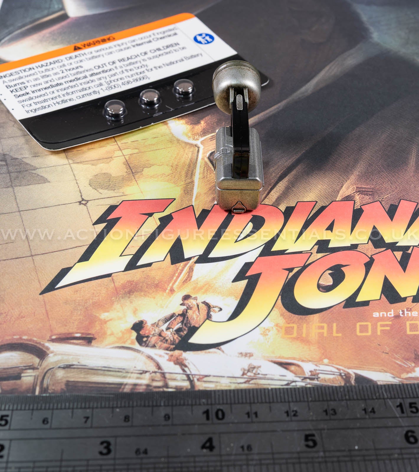 Hot Toys - Indiana Jones - LED Flash Light Torch - Dial of Destiny - MMS717 - 1:6 Scale Parts Deluxe Version