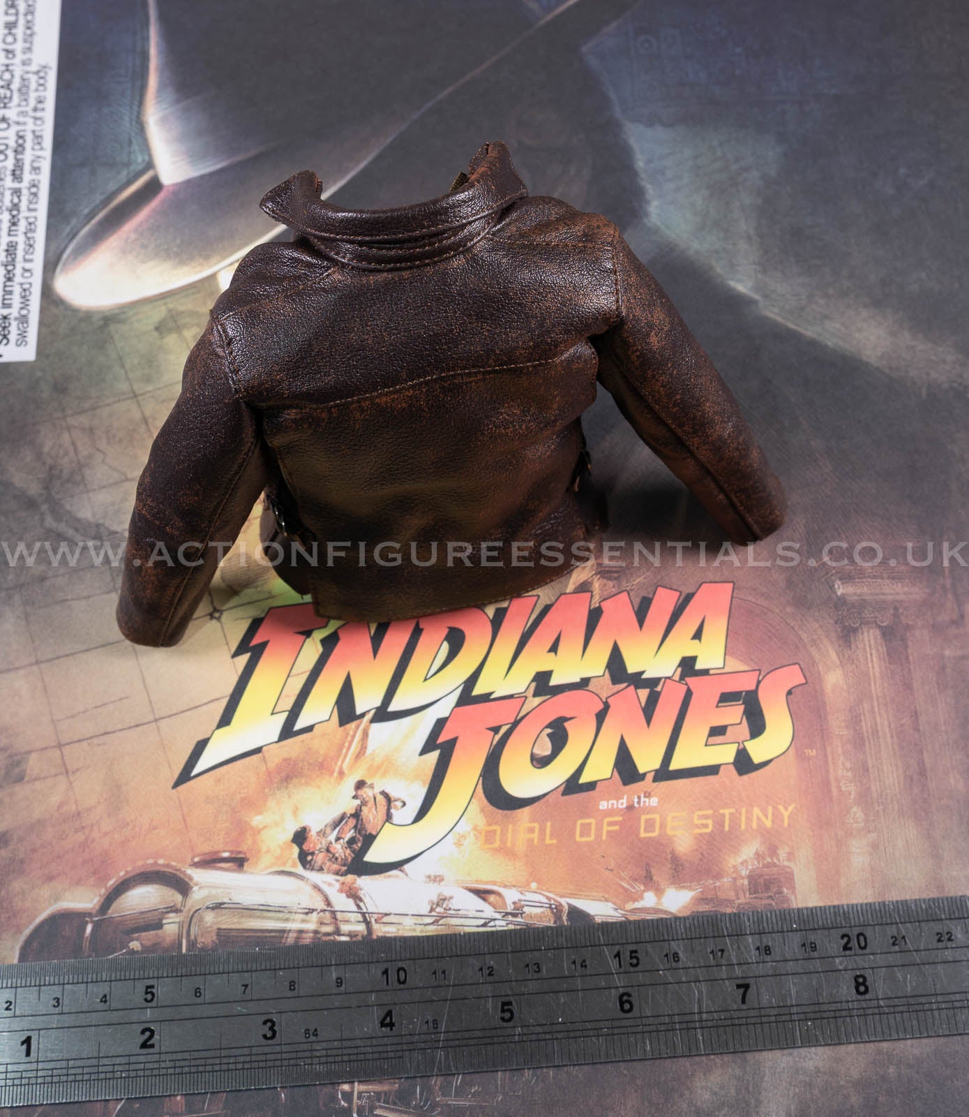 Hot Toys - Indiana Jones - Genuine Brown Leather Jacket - Dial of Destiny - MMS717 - 1:6 Scale Parts Deluxe Version