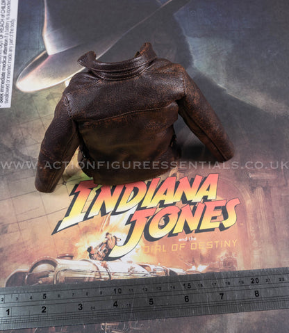 Hot Toys - Indiana Jones - Genuine Brown Leather Jacket - Dial of Destiny - MMS717 - 1:6 Scale Parts Deluxe Version