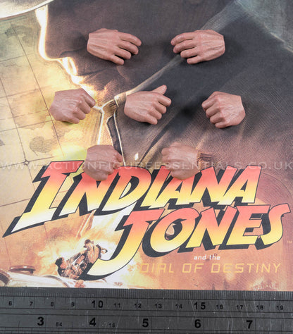 Hot Toys - Indiana Jones - Hand Set - Dial of Destiny - MMS717 - 1:6 Scale Parts Deluxe Version