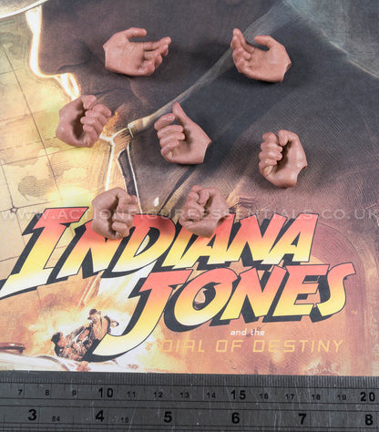 Hot Toys - Indiana Jones - Hand Set - Dial of Destiny - MMS717 - 1:6 Scale Parts Deluxe Version