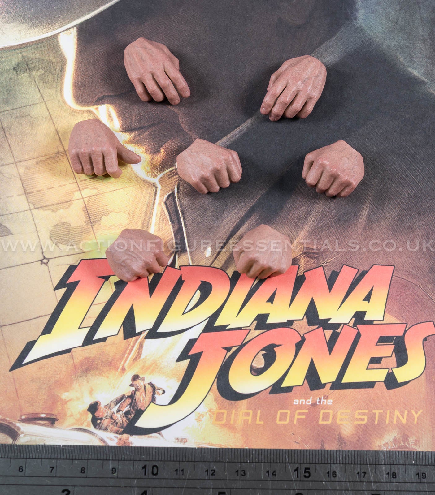 Hot Toys - Indiana Jones - Hand Set - Dial of Destiny - MMS717 - 1:6 Scale Parts Deluxe Version