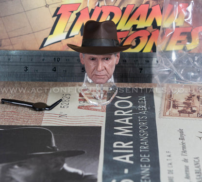 Hot Toys - Indiana Jones - Head Sculpt - Dial of Destiny - MMS717 - 1:6 Scale Parts Deluxe Version