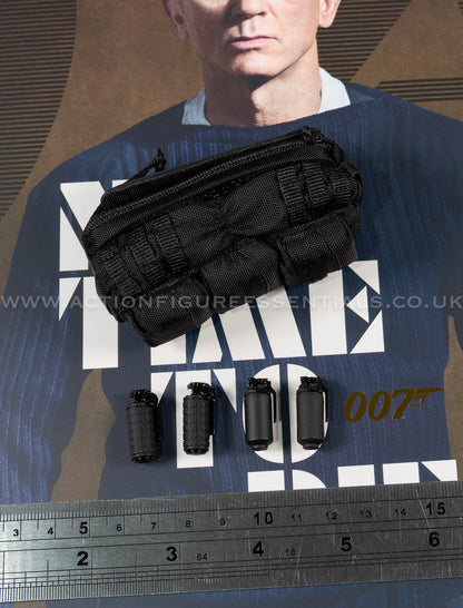 Hot Toys - James Bond 007 - Tactical Sling Bag w Grenades - Commando - MMS804 - 1:6 Scale Parts Custom