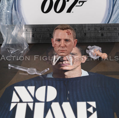 Hot Toys - James Bond 007 - Head Sculpt - Commando - MMS804 - 1:6 Scale Parts Custom