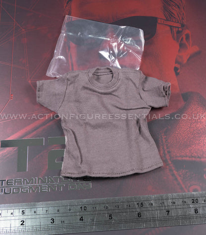 Hot Toys - T-800 Terminator 2 (2.0) - Grey T-Shirt - MMS795 - 1:6 Scale Parts Custom