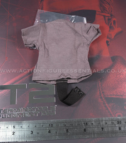 Hot Toys - T-800 Terminator 2 (2.0) - Grey T-Shirt - MMS795 - 1:6 Scale Parts Custom