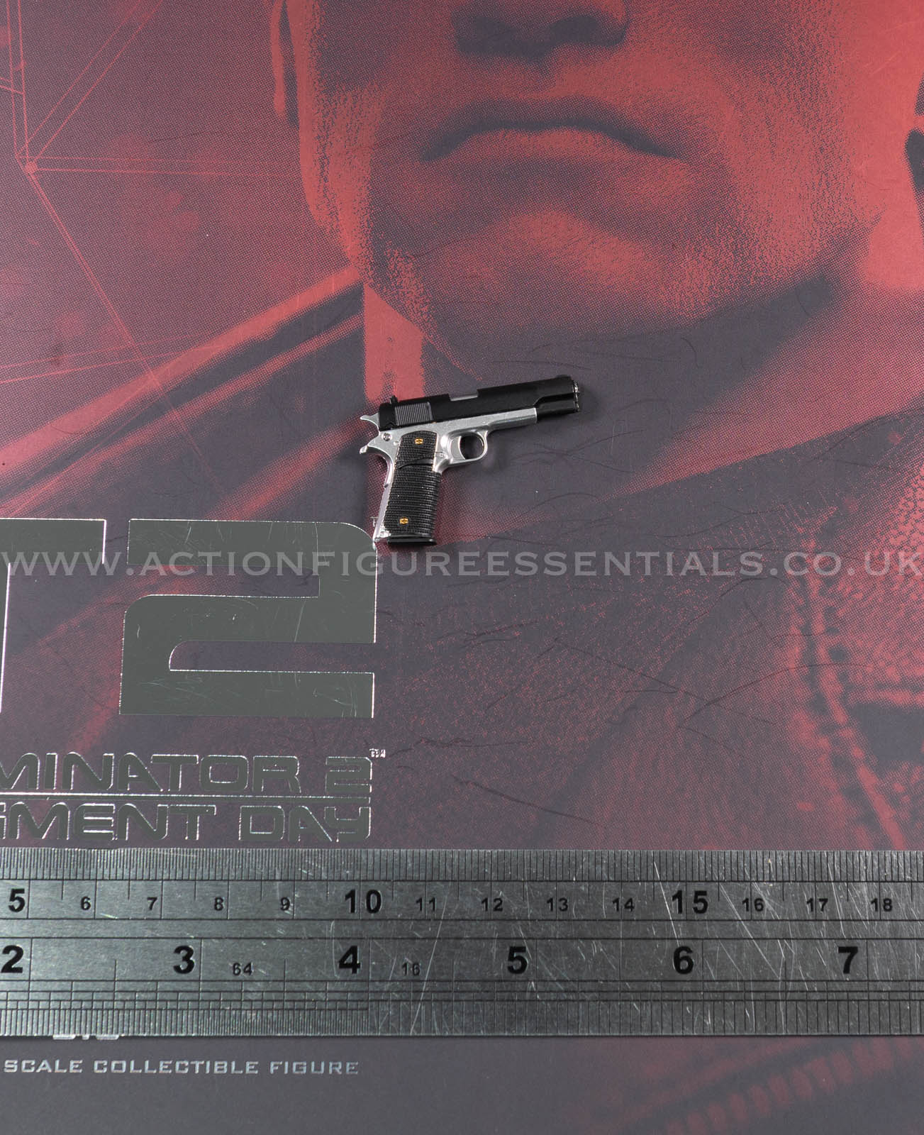 Hot Toys - T-800 Terminator 2 (2.0) - Colt Pistol - MMS795 - 1:6 Scale Parts Custom